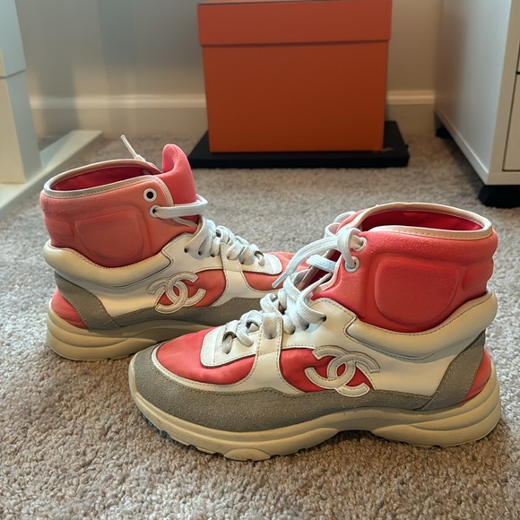 Chanel Neoprene High Top Sneakers - Picture 4 of 11